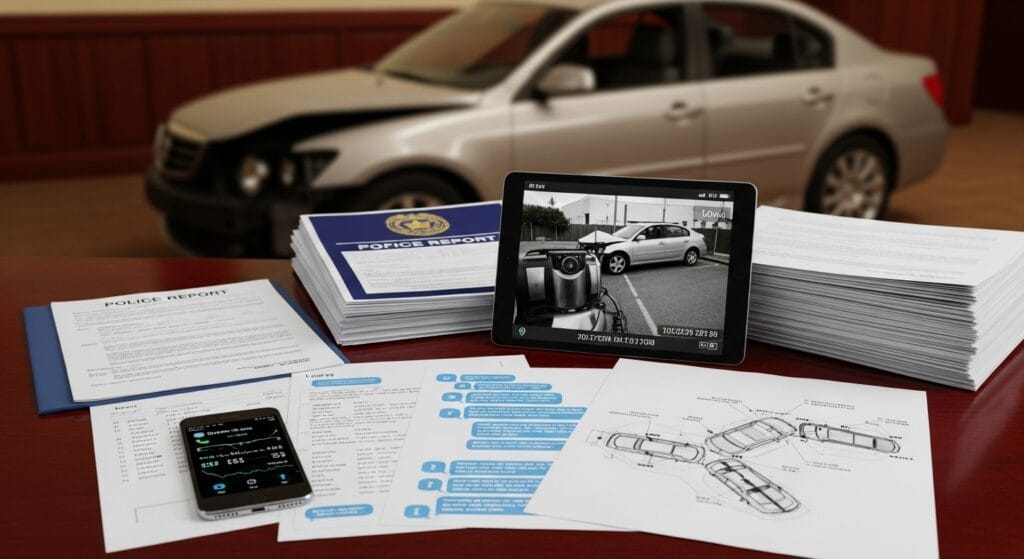 Phone evidence in Orange County distracted driving accident claim