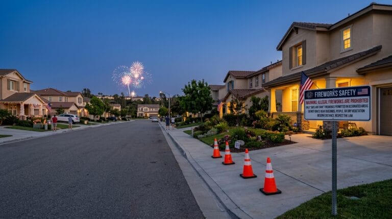 Orange County fireworks injury claim involving unsafe fireworks and burn injury liability